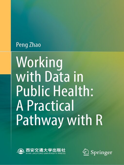Title details for Working with Data in Public Health by Peng Zhao - Available